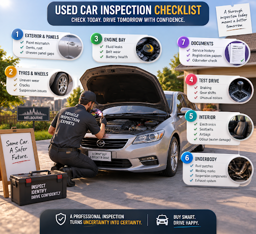 Pre-Purchase Inspection Checklist for Buying a Used Car